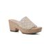 Women's Biankka Sandals by Cliffs in Cream Woven (Size 7 M)