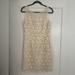 Lilly Pulitzer Dresses | Lily Pulitzer Fulton Dress Gold Metallic Papillon Lace Dress Sz 6 | Color: Cream/Gold | Size: 6