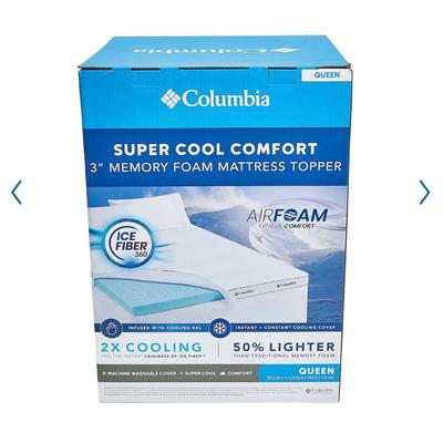 Columbia Bedding | Columbia Twin Mattress Topper | Color: White | Size: Twin