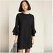 Anthropologie Dresses | Anthropologie Claudette Ruffled Sweater Dress Size Xs Euc | Color: Black | Size: Xs