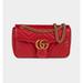 Gucci Bags | Gucci Borsa Gg Marmont Small Matelasse Bag Hibiscus Red | Color: Red | Size: Os