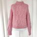 J. Crew Sweaters | J.Crew Collection Hand Knit Sweater From Fall 2016 Collection | Color: Pink | Size: Xs