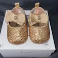 Michael Kors Shoes | Michael Kors Authentic Infant Girls Party Dress Shoes | Color: Gold/Pink | Size: 1bb