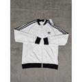 Adidas Jackets & Coats | Adidas Superstar Full-Zip Track Top Jacket Youth L White Black Three Stripe | Color: Black/White | Size: Youth L