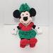 Disney Toys | Disney Minnie December Plush Beanie - Birthstone - Official Disney Store - 10" | Color: Green/Red | Size: Osbb