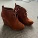 Michael Kors Shoes | Michael Kors Suede Booties | Color: Brown | Size: 8