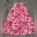 Lilly Pulitzer Dresses | Girls Lilly Pulitzer Jubilee Floral Dress Pink Size 12 C7 | Color: Pink/White | Size: 12g