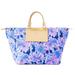 Lilly Pulitzer Bags | Lilly Pulitzer Packable Escape Weekender Palms Up | Color: Blue/Pink | Size: 12 Inch W X 13 Inch H