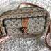 Louis Vuitton Bags | Authentic Louis Vuitton Denim Mini Lin. Original Lv Hardware And Strap. Th0060 | Color: Gold/Tan | Size: Os