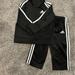 Adidas Matching Sets | 2 Piece Adidas Set | Color: Black/White | Size: 12mb