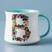 Anthropologie Kitchen | Anthropologie Nathalie Lete Bouquet Monogram Mug - "B" | Color: Blue/White | Size: Os