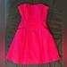 Lilly Pulitzer Dresses | Bright Pink Strapless Lilly Pulitzer Dress, Size 0. Has Pockets! | Color: Pink | Size: 0