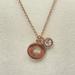 Kate Spade Jewelry | Kate Spade Rose Gold Kate Spade 'Spot The Spade' Charm Necklace | Color: Gold/Pink | Size: Os