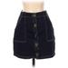 Banana Republic Denim Skirt: Blue Bottoms - Women's Size 00 Petite