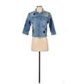 Guess Denim Jacket: Short Blue Jackets & Outerwear - Women's Size X-Small