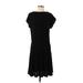 Maeve by Anthropologie Casual Dress - Shift Crew Neck Short Sleeve: Black Dresses - Women's Size Small