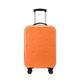 PASPRT Carry On Luggage Expandable Luggage Foldable Luggage Carry on Luggage Comfort Handle Luggage Suitcase Spinner Wheels Trolley Luggage (Orange 28in)