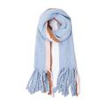 BISONBLUE Scarf Shawl Scarves Women Mens Shawls Autumn And Winter Men'S And Women'S Warm Scarf Acrylic Thick Long Tassel Solid Scarf