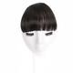 Bangs Clip in Bangs-Fake Bangs Hair Clip Dark Brown Clip on Bangs Real Human Hair Air Curtain Bangs for Women Clips Bangs Hair Extensions Fringe Curved Bangs Bangs Hair Clip (Color : #1)