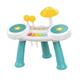 Oshhni Kids Drum Set Musical Toy Musical Instrument Baby Drum Piano Set for Boys 6 to 12 Months, Blue