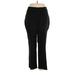 Lane Bryant Khaki Pant: Black Solid Bottoms - Women's Size 14 Plus