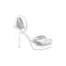 Adrianna Papell Heels: Silver Shoes - Women's Size 8