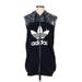 Adidas Zip Up Hoodie: Blue Tops - Women's Size X-Small