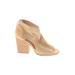 Vince Camuto Heels: Tan Solid Shoes - Women's Size 10 - Open Toe