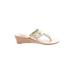 Jack Rogers Wedges: Ivory Print Shoes - Women's Size 7 - Open Toe