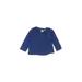 Zara Baby Long Sleeve Henley Shirt: Blue Print Tops - Size 3-6 Month