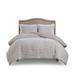 Gracie Mills Marissa Casual Farmhouse 5-Piece Clipped Jacquard Comforter Set with Throw Pillows