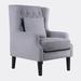 Armchair - Winston Porter Rimpel 29.53" Wide Tufted Velvet Armchair Fabric in Brown | 38.58 H x 29.53 W x 27.56 D in | Wayfair