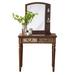 Canora Grey Richas Vanity, Solid Wood in Brown | Wayfair A849F933194C447C9D99C8DD0F218373