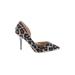 MICHAEL Michael Kors Heels: Pumps Stiletto Feminine Gray Leopard Print Shoes - Women's Size 7 - Pointed Toe