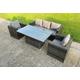 Pe Rattan Sofa Set Rising Dining Table - Grey | Wowcher