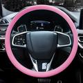 1Pc Car Silicone Steering Wheel Cover Sweat Absorption Three-dimensional Non-slip Sleeve Wear-resistant Easy To Remove Steering Wheel Cover