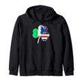 Irish and Cabo Verde Clover Mix Heritage Kapuzenjacke