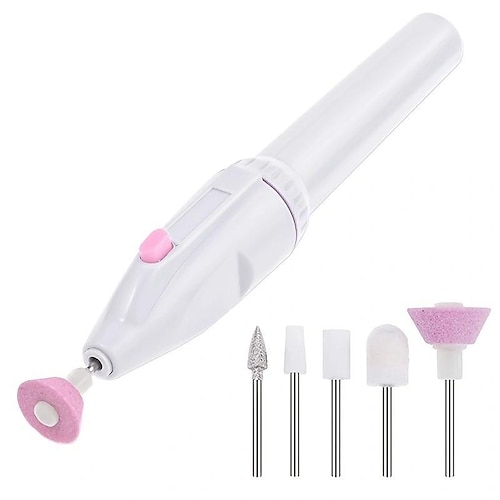 Lima per Unghie Elettrica Set di Trapano per Manicure e Pedicure 5 In 1 Lima per Unghie Elettrica Professionale Macinino Cura Personale Manicure e Pedicure Regalo di San Valentino