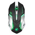 mouse da gioco wireless hxsj m10 2.4ghz batteria integrata da 2400 dpi batteria ricaricabile retroilluminazione a 7 colori mouse comfort gamer