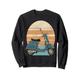 Lustiges klassisches Vintage-Motorrad Roller Bike Herren Sweatshirt