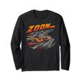 Zoom Zoom Racing Lustige Grafik-T-Shirts Langarmshirt