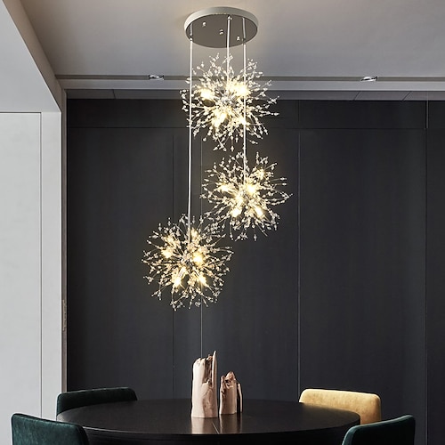 Luxus-Kristall-Kronleuchter, Cluster-Designs, Putnik-Kronleuchter, Deckenleuchte, goldene Pendelleuchte für Esszimmer, Küche, Wohnzimmer, Restaurant (Gold, 18/36-Licht), 110–240 V Image