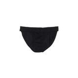 Norma Kamali Swimsuit Bottoms: Black Solid Swimwear - Women's Size Small