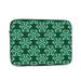 LNWH Green Floral Motif Tribal Pattern Laptop Sleeve Notebook Computer Pocket Tablet Briefcase Carrying Bag 13 inch Laptop Case