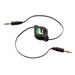 Aux Cable for T-Mobile REVVL Tab - Retractable 3.5mm Adapter Car Stereo Aux-in Audio Cord Speaker Jack Wire for T-Mobile REVVL Tab
