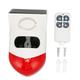 Solar Driveway Alarm 110dB Alarm Wireless Remote Control Solar Power Wireless Driveway Alarm for Home Warehouse Outdoor