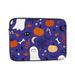 LNWH Ghost Spiders Pumpkins Purple Pattern Laptop Sleeve Notebook Computer Pocket Tablet Briefcase Carrying Bag 12 inch Laptop Case