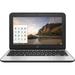 Pre-Owned HP CHROMEBOOK 11.6 HD CELERON N2840 4GB 16GB SSD P0B78UT#ABA - BLACK/SILVER (Fair)