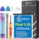 Google Pixel 3XL Battery [Upgraded] Euhan 4300mAh Li-Polymer Replacement Battery for HTC Google Pixel 3 XL G013C with Repair Tool Kit [24 Month Service]