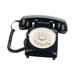 Tachiuwa Guestbook Wedding Phone Desk Telephone Record Messages Antique Vintage Corded Phone for Desk Retirement Party Decor Black
